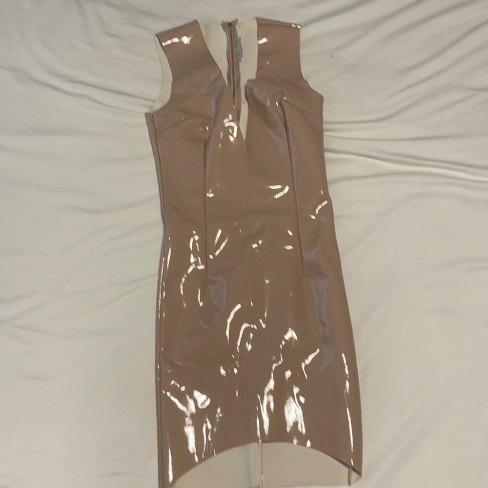 Oh Polly size UK 6- US 2 latex dress. Fits XS